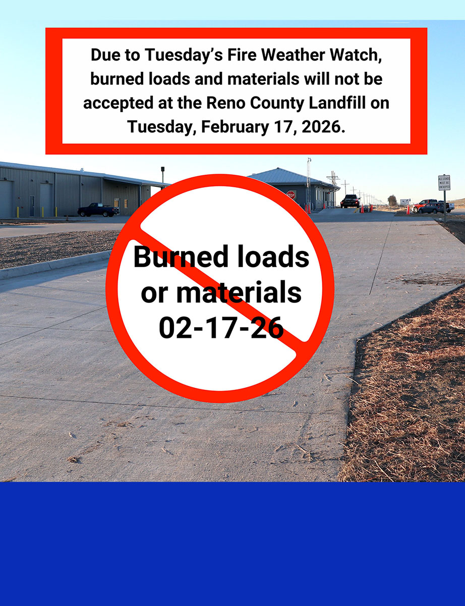 Reno County Landfill Temporarily Restricts Burned Materials Due to Fire Weather Watch - News Image